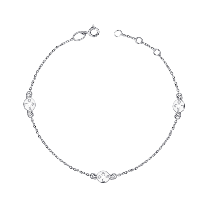 Серебряный браслет 90193/66024-3/12/1