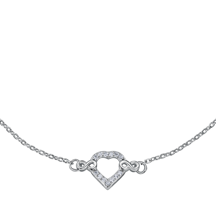 Серебряный браслет с фианитами 90194/66024-3/12/1/1