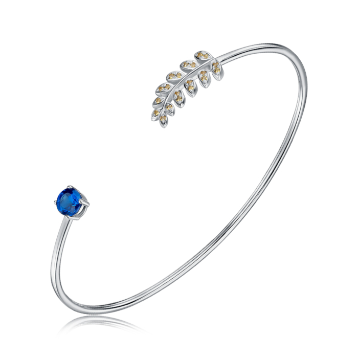 Жорский срібний браслет з фіанітами 90217/12/1/21633