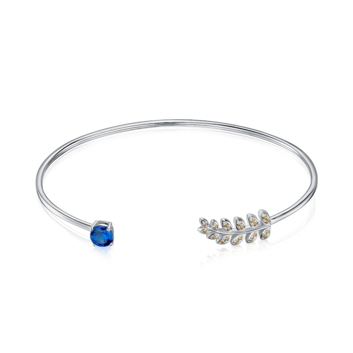 Жорский срібний браслет з фіанітами 90217/12/1/21633