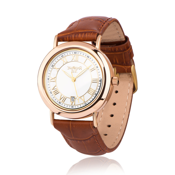 Золотий годинник кварцевий. Артикул 9102-1-6/01/0