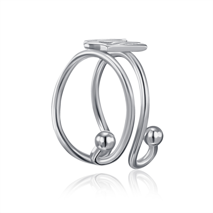 Серебряная серьга-каффа. Артикул С2/280