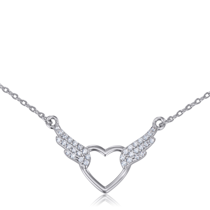 Серебряное колье с фианитами. Артикул 96047/66024-3/12/1/323