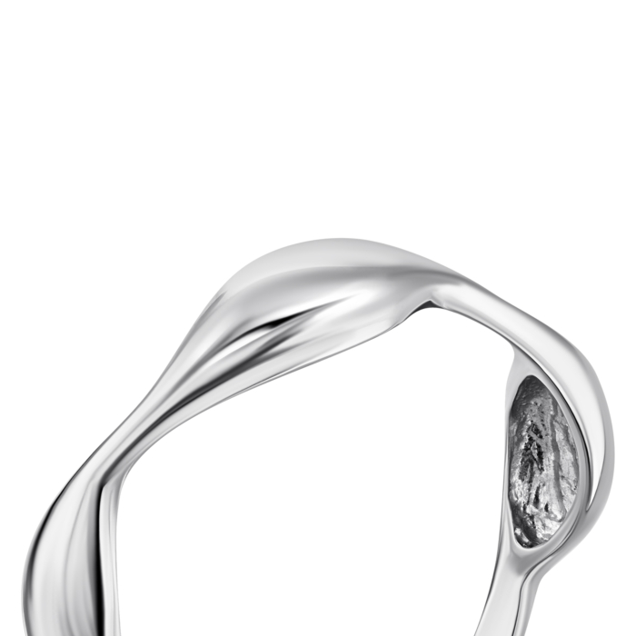 Срібна каблучка без вставки. Артикул UG5ВС-224р