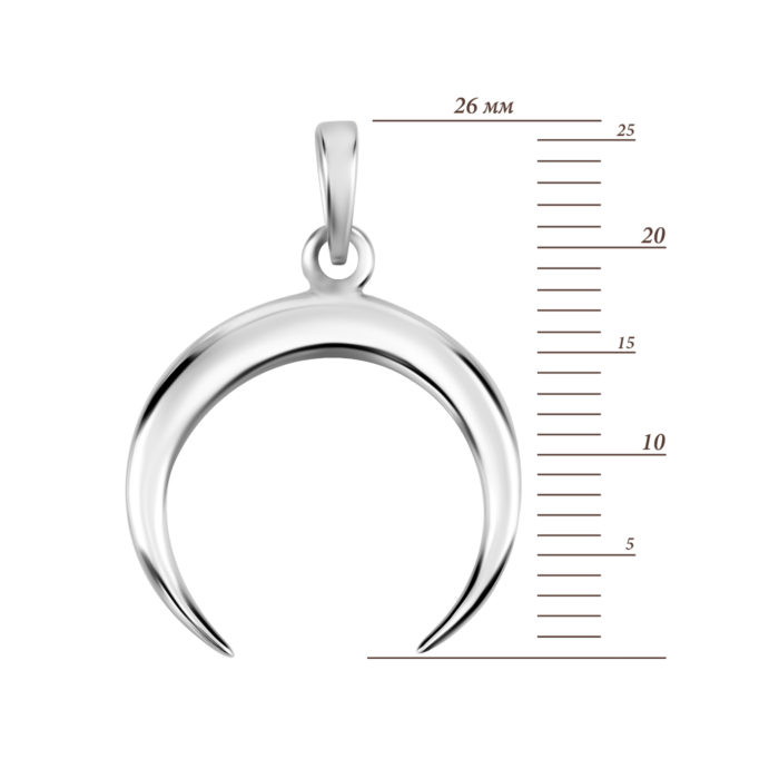 Срібна підвіска. Артикул UG5ВС-406р