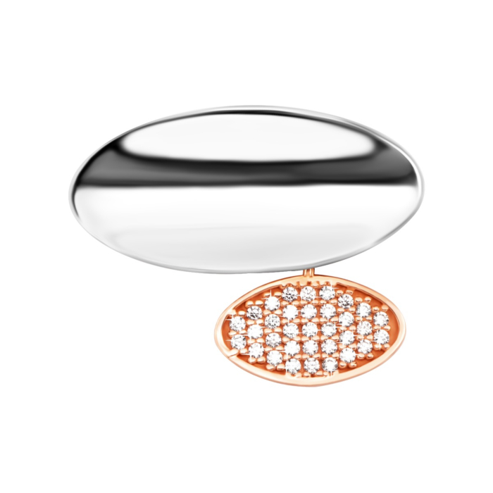 Золота підвіска з фіанітами. Артикул UG5TK 59 п