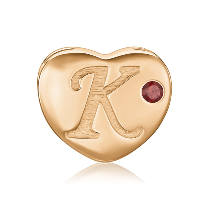 Золота підвіска з гранатом. Артикул 550126-К/01/0/7132