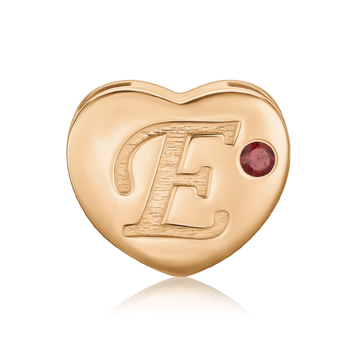 Золота підвіска з гранатом. Артикул 550126-Е/01/0/7132