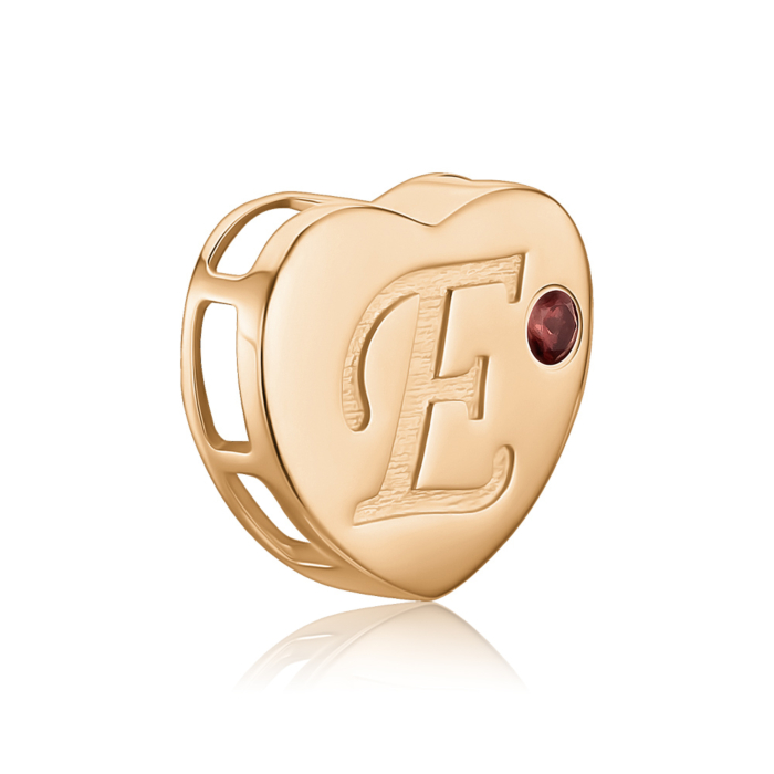 Золота підвіска з гранатом. Артикул 550126-Е/01/0/7132