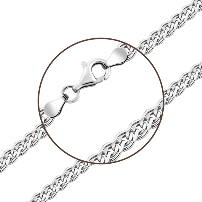 Срібний ланцюжок. Артикул UG5Н-75