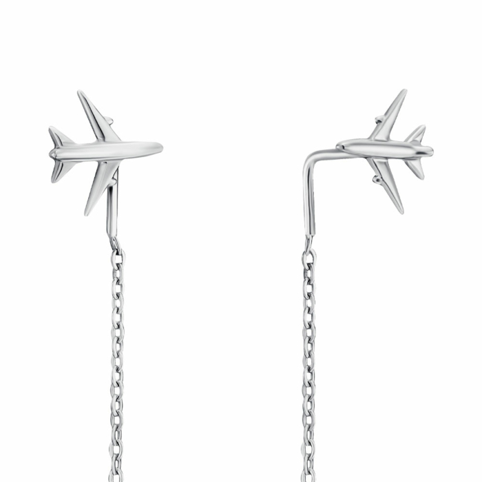 Золотые серьги без вставки. Артикул 22650/02/1