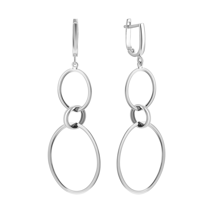 Золоті сережки-підвіски. Артикул UG52/10/243/1