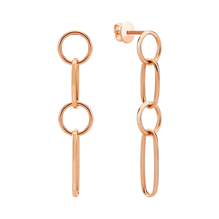 Золоті сережки-підвіски. Артикул UG52/10/278