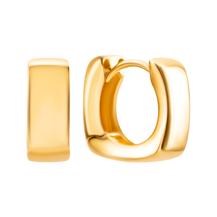 Золотые серьги-конго. Артикул UG52/40/229/2