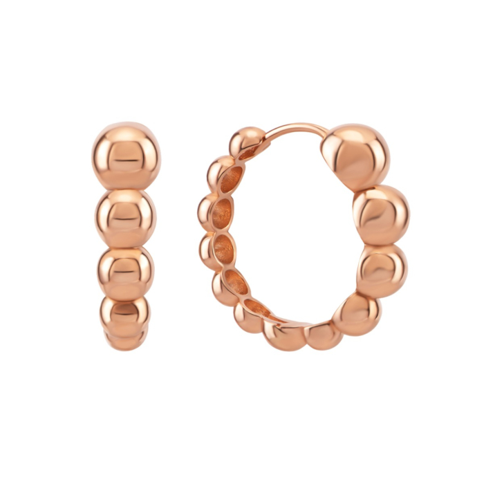 Золоті сережки-конго. Артикул UG52/40/248