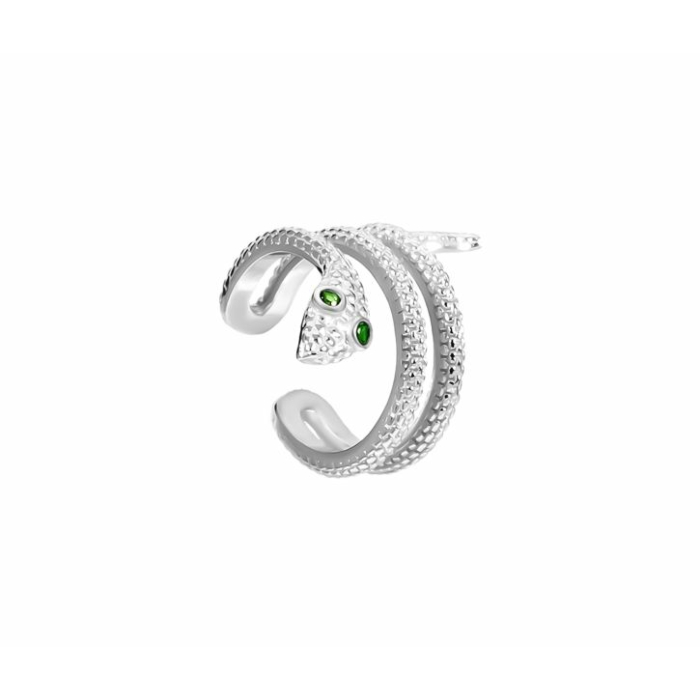 Серебряная серьга-каффа с фианитами. Артикул UG520741_1L