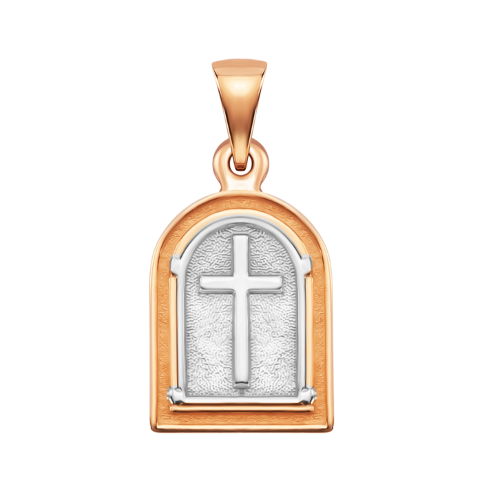 Золота підвіска-іконка Богоматір. Артикул UG5ПБ262и