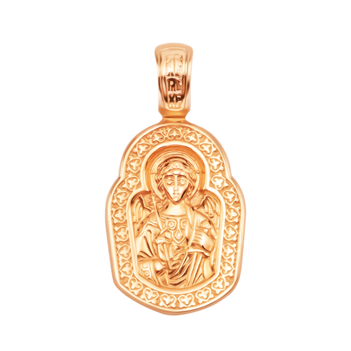 Золотая подвеска-иконка Ангел Хранитель. Артикул UG5300782910101