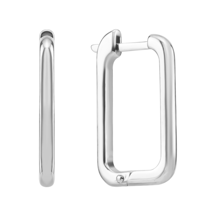 Срібні сережки-конго. Артикул UG582875