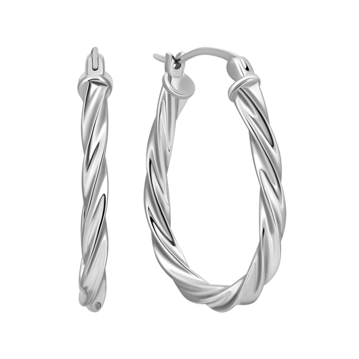 Серебряные серьги-конго. Артикул UG5E38334-W