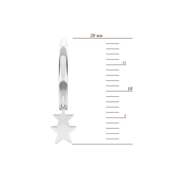 Серебряные серьги-подвески. Артикул UG5AE01567