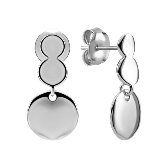 Срібні сережки-підвіски. Артикул UG5B02601