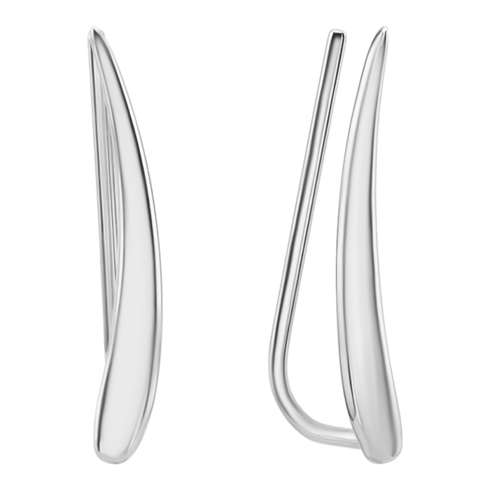 Срібні сережки-кафи. Артикул UG5ВС-424р