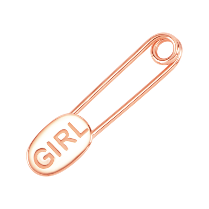 Золотая брошь-булавка Girl. Артикул UG5601268410101