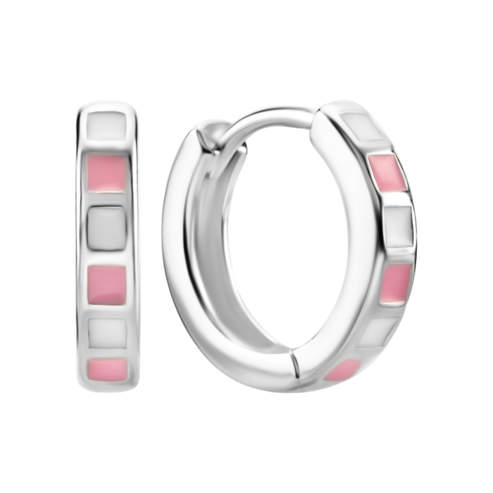 Серебряные серьги-конго с эмалью. Артикул UG5SZDE16591