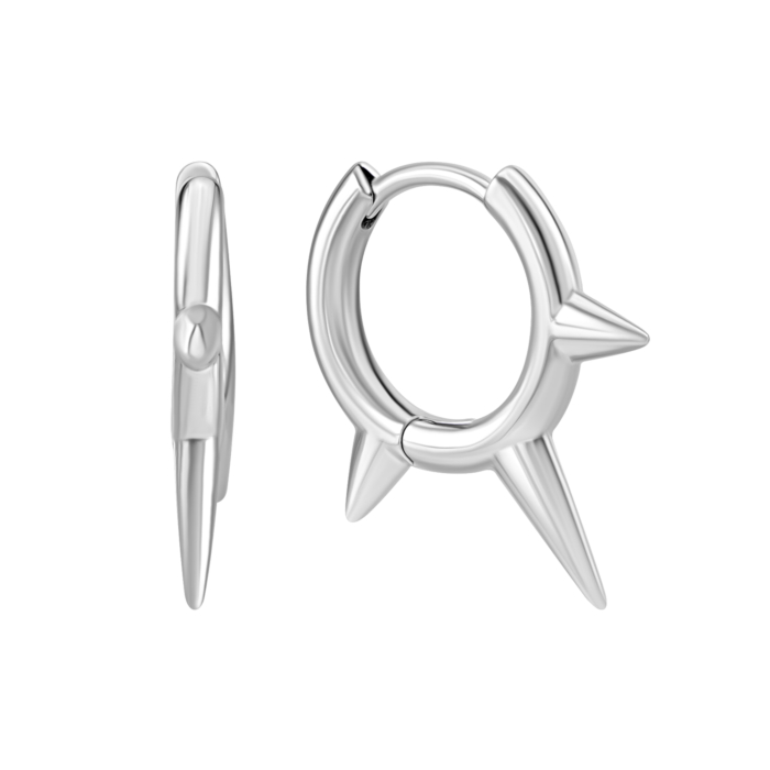 Срібні сережки-конго. Артикул UG5SZDE20093