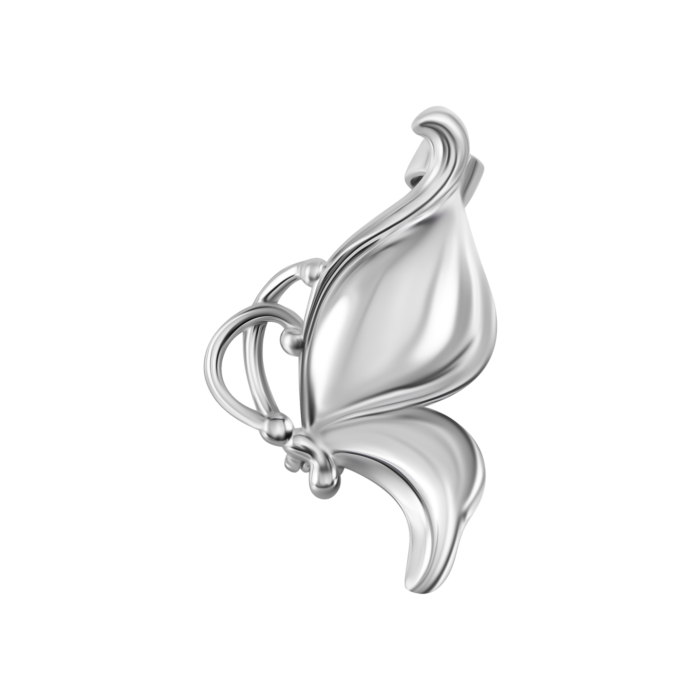 Срібна брошка-булавка Метелик. Артикул UG5SZDX00327