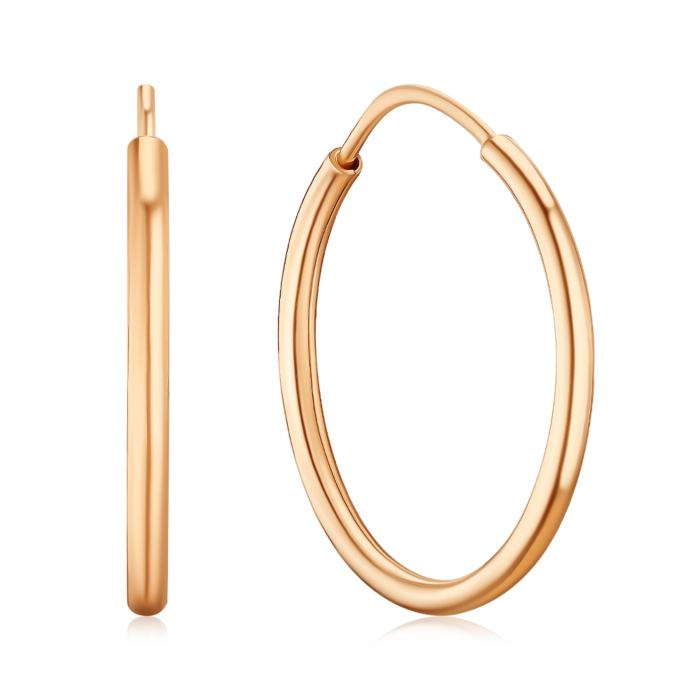 Золоті сережки-конго Р-EY02079-E/01