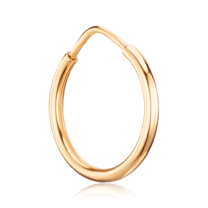 Золота сережка-конго без вставки 20811/м