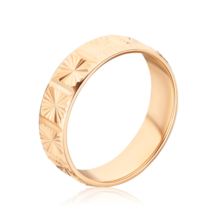 Золотое обручальное кольцо 10210/01/0