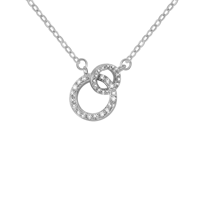 Серебряное колье с фианитами. Артикул UG5C02830