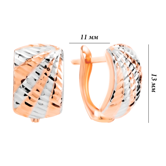 Золоті сережки. Артикул UG502843-26/01/3