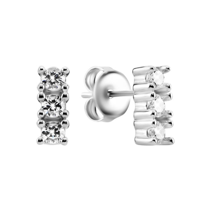 Срібні пусети з фіанітами. Артикул UG5AE03225