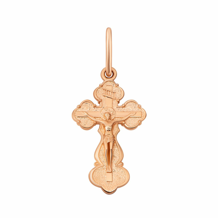 Золотий хрестик. Розп'яття Христове. Артикул UG5К038