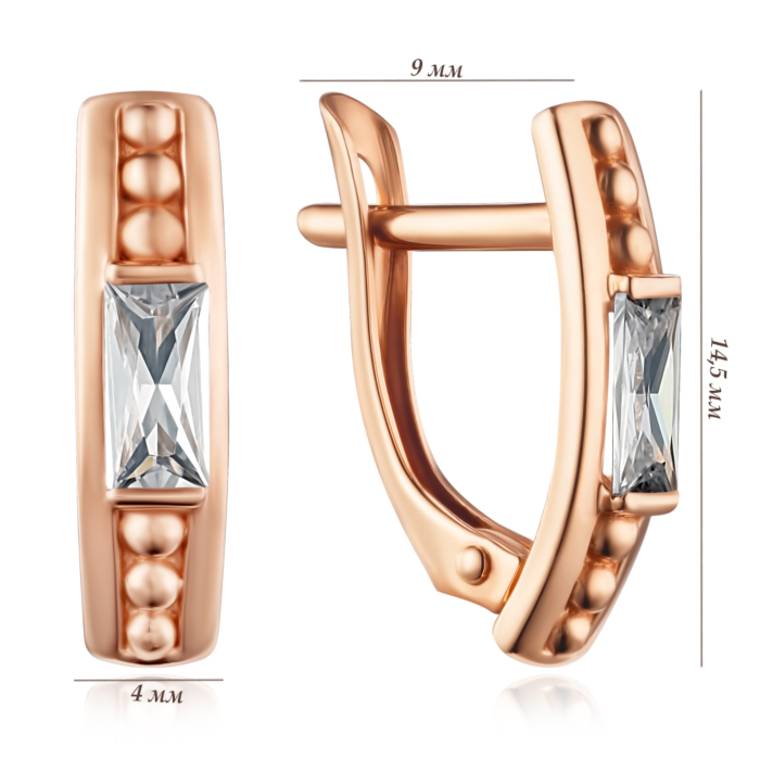 Золотые серьги. Артикул 23050/01/0/3849