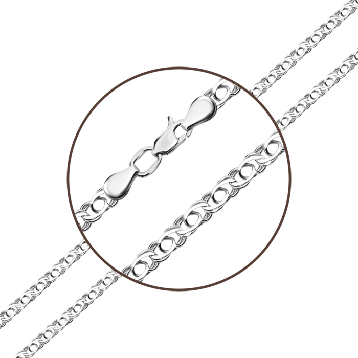 Срібний ланцюжок. Артикул UG506084-8-5/12