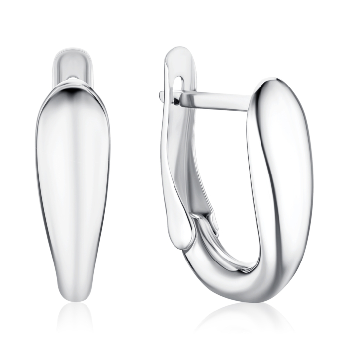 Золотые серьги без вставки 02460/02/1