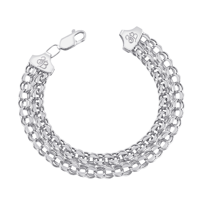 Серебряный браслет 13mm. Артикул с07004/2