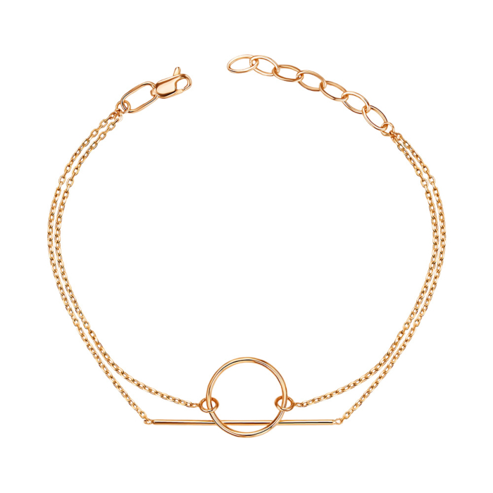 Золотой браслет без вставки 07170/01/0