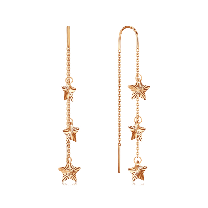 Золотые серьги 02710-1/01/2