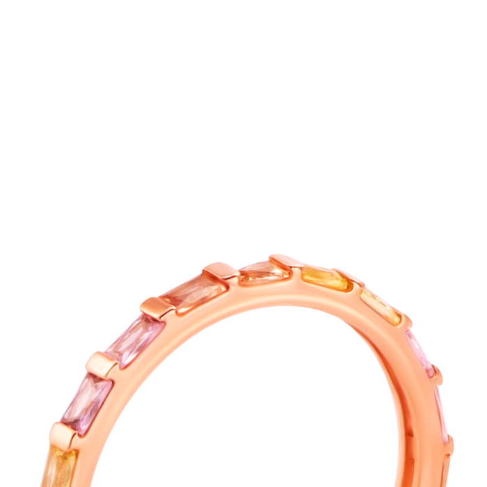 Золота каблучка з фіанітами. Артикул UG51/101/357