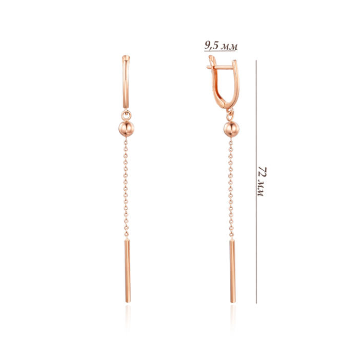 Золоті сережки. Артикул 02483-1/01/0