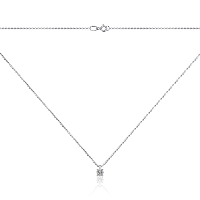 Золотое колье с бриллиантами 809012/66024-1/02/1/9082