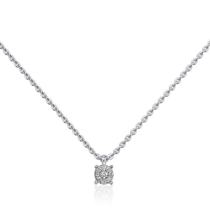 Золотое колье с бриллиантами 809012/66024-1/02/1/9082