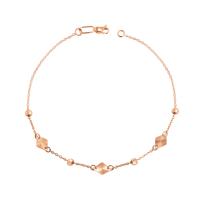 Золотий браслет без вставки. Артикул 07226-1/01/2