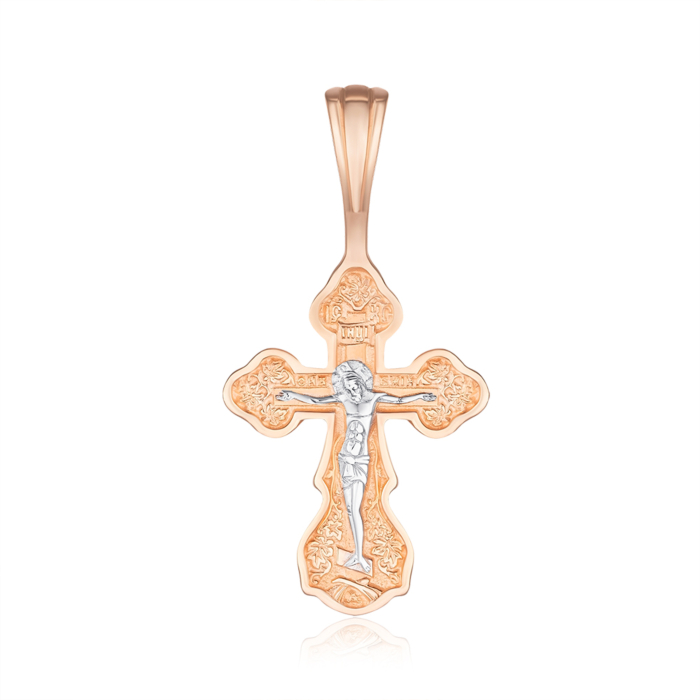 Золотий хрестик. Розп'яття Христове. Артикул 31399/1